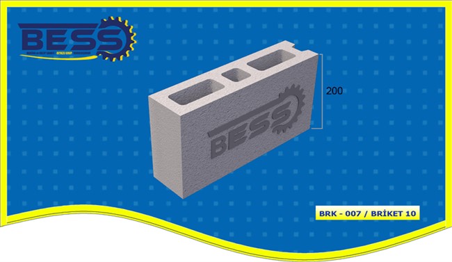 بلوك اسمنتي مقاس 10